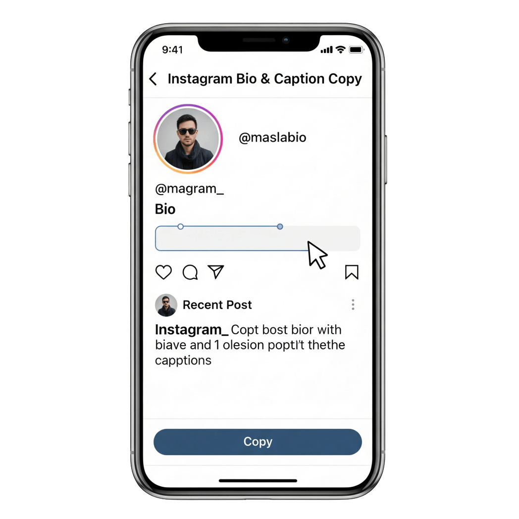 Copy instagram biography ideas