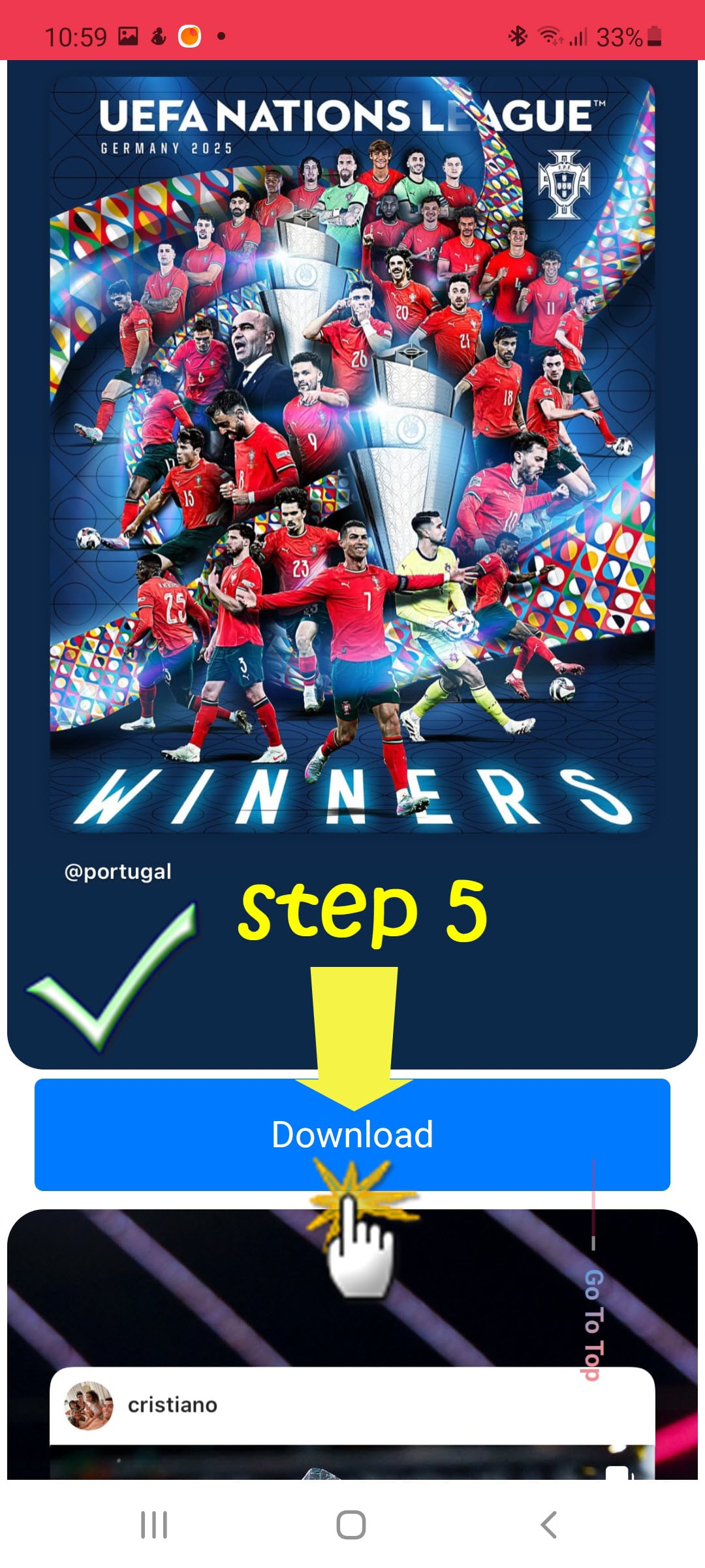 story downloader step 4