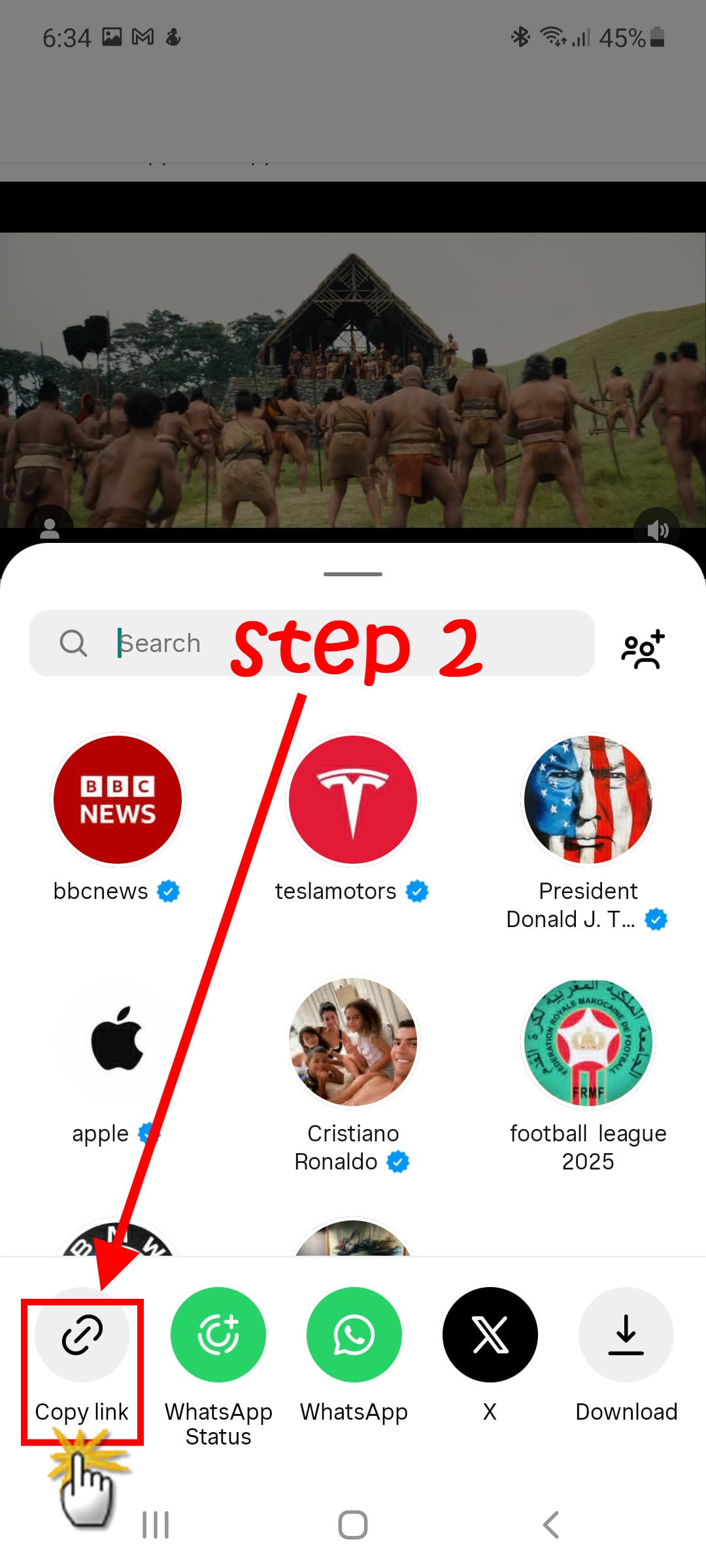 insta video downloader step 2