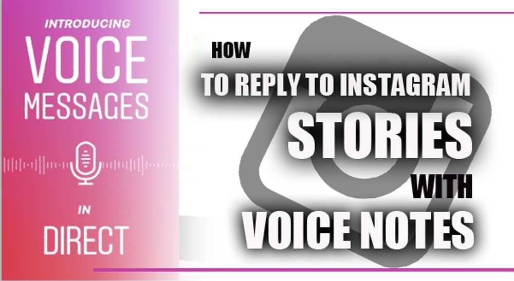 Instagram voice note reply