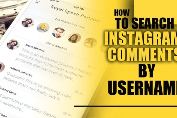 Find Instagram comments by username